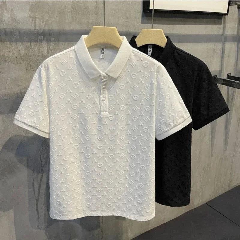 Men’s Breathable Slim Fit Polo Shirt – Short Sleeve Casual Summer Top men-tshirt AllTrendMart