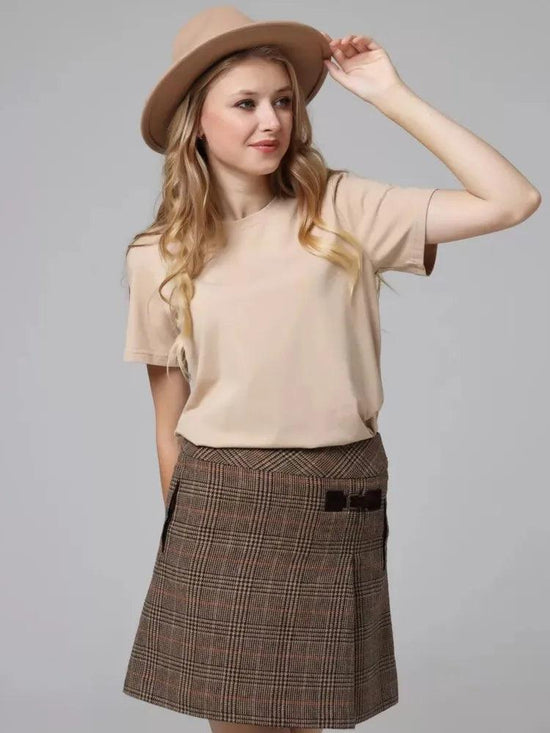 Women’s 100% Cotton Basic T-Shirt – Loose Fit Short Sleeve Casual Tee women-tshirt AllTrendMart