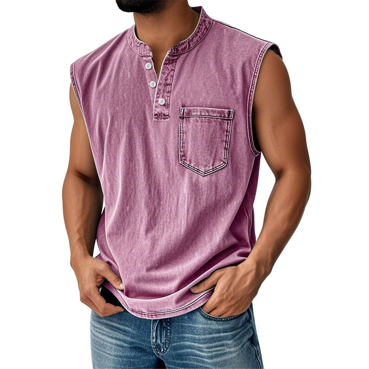 Men’s Sleeveless Tank Top – Lightweight Casual Summer Muscle Tee men-tshirt AllTrendMart