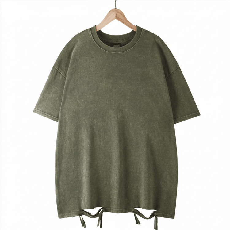 Unisex Washed Oversized T-Shirt – Vintage Cotton Loose Fit Casual Tee unisex-tshirt AllTrendMart