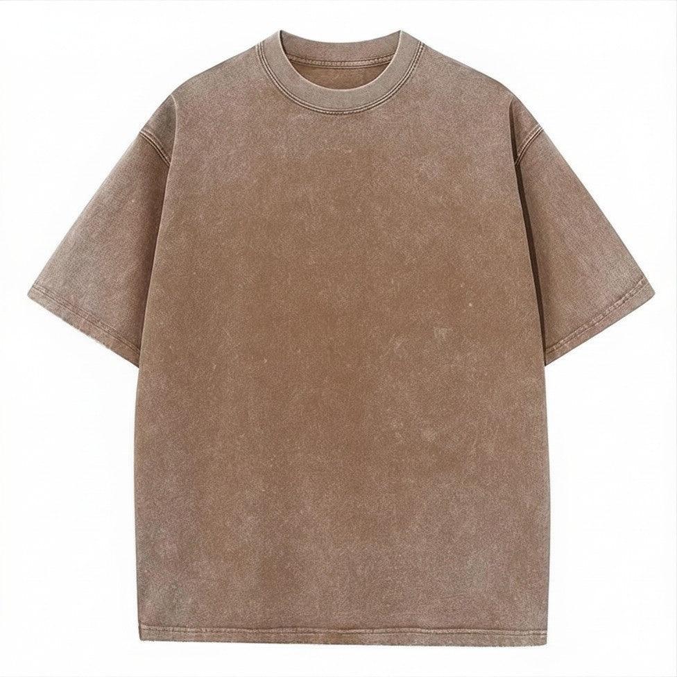 Unisex Washed Oversized T-Shirt – Vintage Cotton Loose Fit Casual Tee unisex-tshirt AllTrendMart