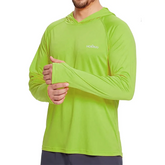 Men’s UPF50+ Sun Protection Hoodie T-Shirt – Quick Dry Long Sleeve Performance Top men-tshirt AllTrendMart