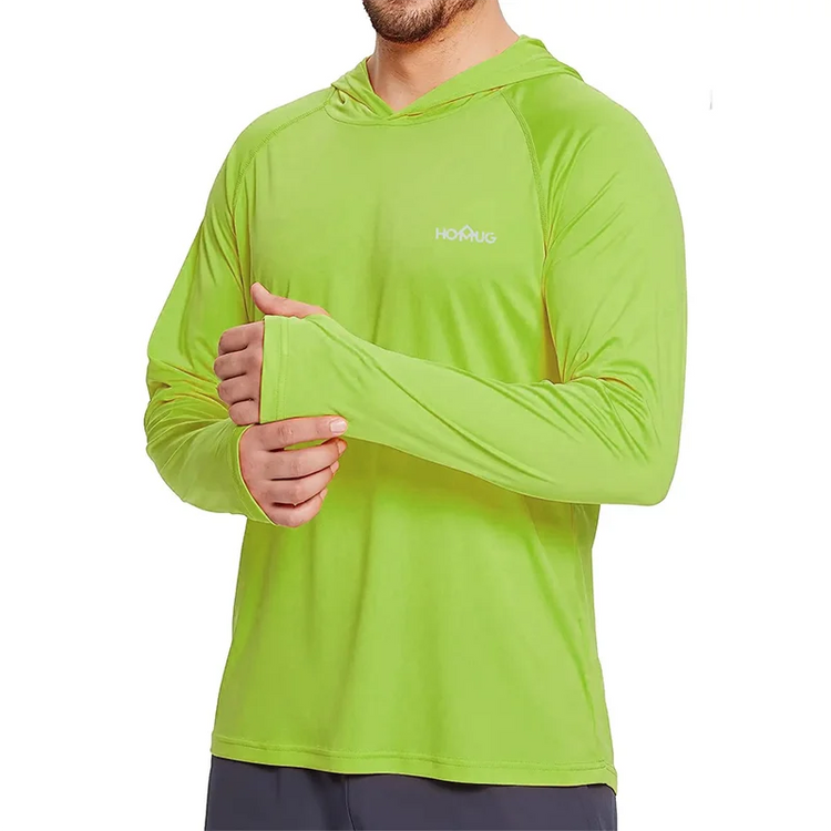 Men’s UPF50+ Sun Protection Hoodie T-Shirt – Quick Dry Long Sleeve Performance Top men-tshirt AllTrendMart