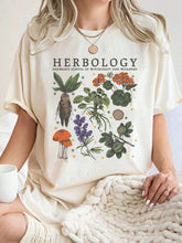 Women’s Herbology Graphic Cotton T-Shirt – Vintage Botanical Casual Tee women-tshirt AllTrendMart