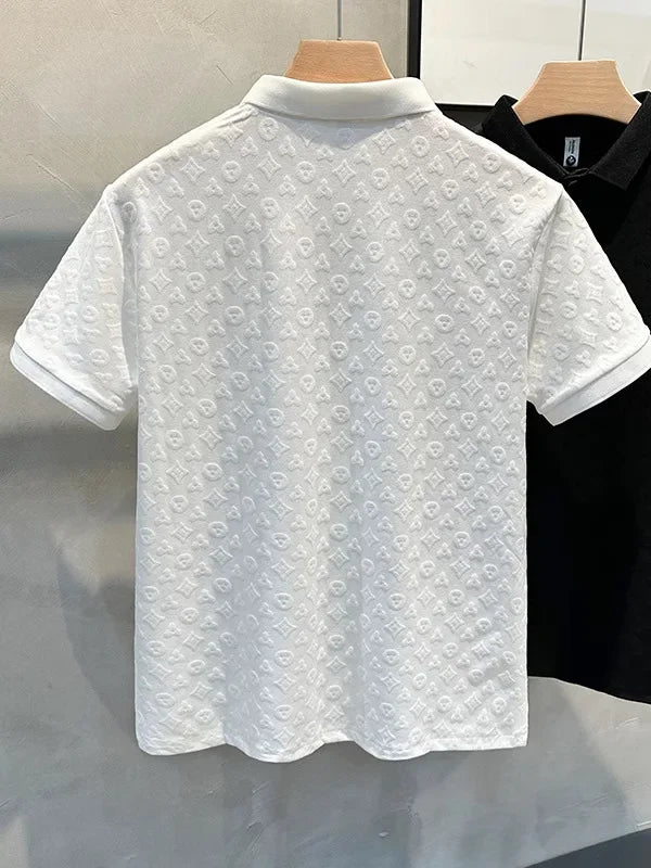 Men’s Breathable Slim Fit Polo Shirt – Short Sleeve Casual Summer Top men-tshirt AllTrendMart