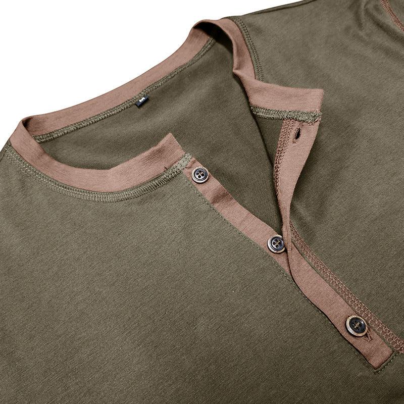 Men’s V-Neck Polo T-Shirt – Short Sleeve Casual Summer Top men-tshirt AllTrendMart