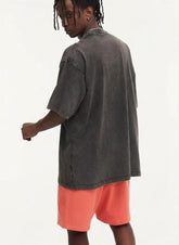 Unisex Washed Oversized T-Shirt – Vintage Cotton Loose Fit Casual Tee unisex-tshirt AllTrendMart