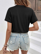 Women’s V-Neck T-Shirt – Soft Stretch Short Sleeve Casual Basic Tee women-tshirt AllTrendMart