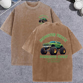Vintage Monster Truck T-Shirt – Men’s Washed Cotton Graphic Tee - AllTrendMart - image 2