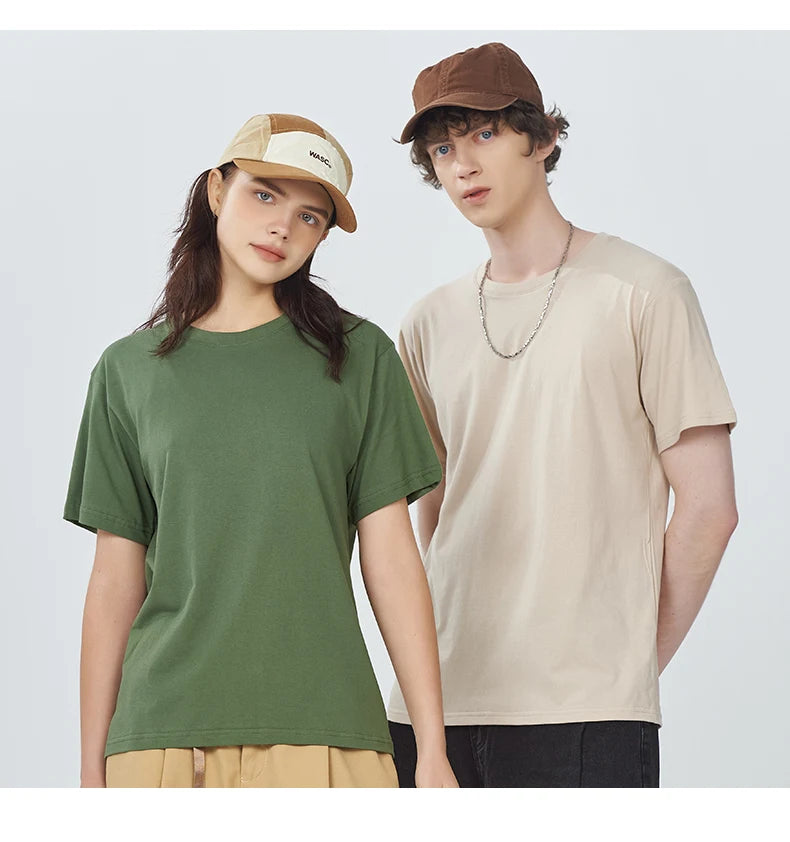Unisex 100% Cotton T-Shirt – Loose Fit Short Sleeve Basic Tee - AllTrendMart - image 6