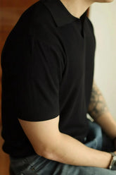 Men’s Minimalist Polo T-Shirt – Short Sleeve Casual Retro Style Top men-tshirt AllTrendMart
