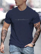Men’s Graphic Cotton T-Shirt – Slim Fit Casual Short Sleeve Tee men-tshirt AllTrendMart