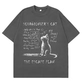 Schrödinger Cat Graphic T-Shirt – Physics Cotton Streetwear Tee - AllTrendMart - image 9
