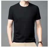 Men’s Waffle Knit T-Shirt – Short Sleeve Breathable Casual Summer Top men-tshirt AllTrendMart