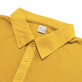 Men’s Waffle Knit Polo Shirt – Slim Fit Short Sleeve Casual Summer Top men-tshirt AllTrendMart