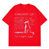 Schrödinger Cat Graphic T-Shirt – Physics Cotton Streetwear Tee - AllTrendMart - image 8
