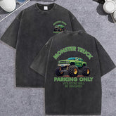 Vintage Monster Truck T-Shirt – Men’s Washed Cotton Graphic Tee - AllTrendMart - image 3
