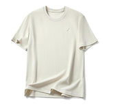 Love Embossed Cotton T-Shirt – Casual Unisex Streetwear Tee unisex-tshirt AllTrendMart Beige S
