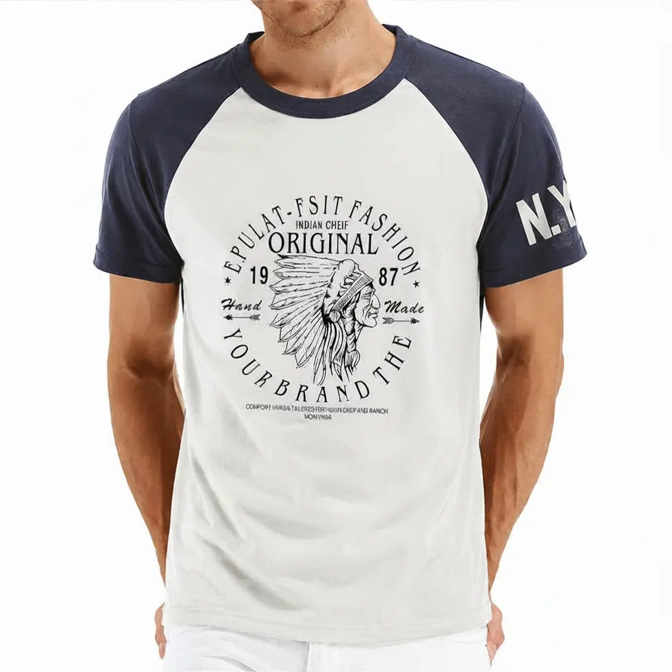 Men’s Washed Vintage Graphic T-Shirt – Retro Cotton Casual Tee men-tshirt AllTrendMart