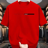 Unisex 100% Cotton T-Shirt – Loose Fit Casual Short Sleeve Graphic Tee unisex-tshirt AllTrendMart Red XS
