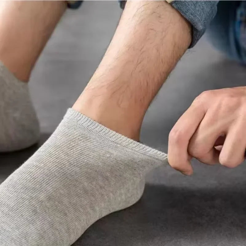 10 Pairs Antibacterial & Breathable Boat Socks for All Seasons