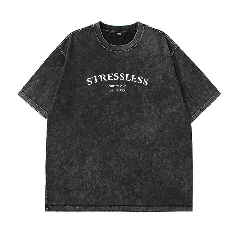 Women’s Washed Oversized Graphic T-Shirt – Vintage Cotton Y2K Tee women-tshirt AllTrendMart JJ0707 Black S
