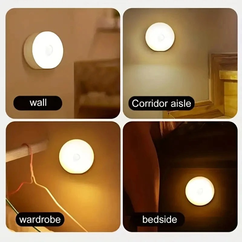 Motion Sensor LED Night Light – Wireless Lamp