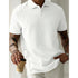 Men’s Breathable Polo T-Shirt – Casual Short Sleeve Summer Shirt men-tshirt AllTrendMart White S