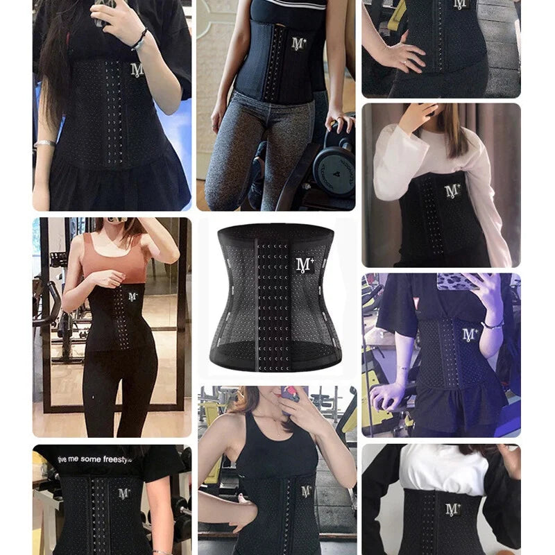 Women’s Waist Trainer Corset & Slimming Body Shaper Belt
