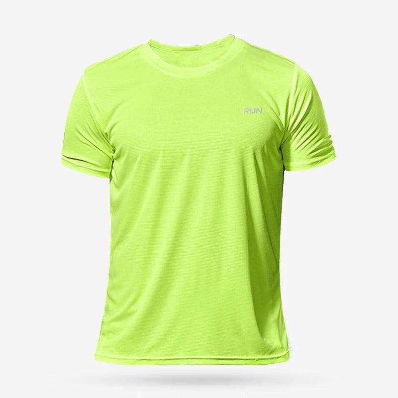 Men’s Quick Dry Sports T-Shirt – Lightweight Compression Gym & Running Shirt men-tshirt AllTrendMart Green L