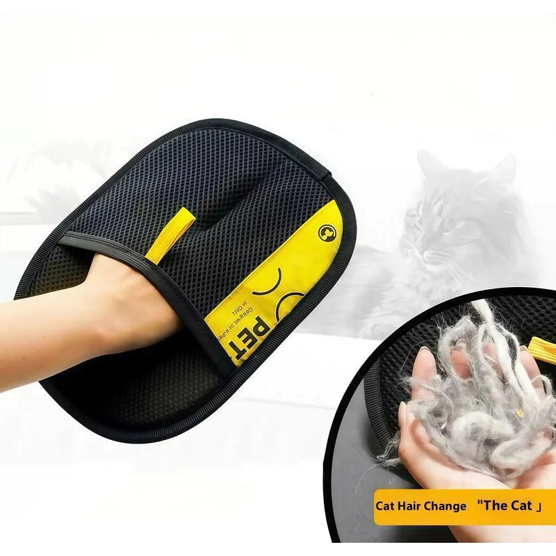 Pet Hair Remover Glove – Reusable Electrostatic Grooming & Lint Brush