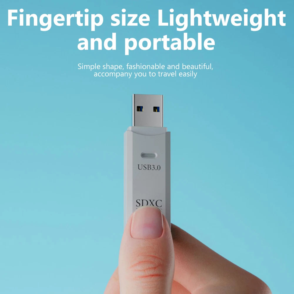 2-in-1 USB 3.0 SD & TF Card Reader Adapter
