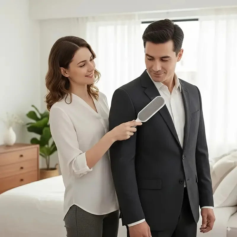 Double-Sided Lint Brush, 31cm/12.2in Clothing Fur/Hair Remover Tool