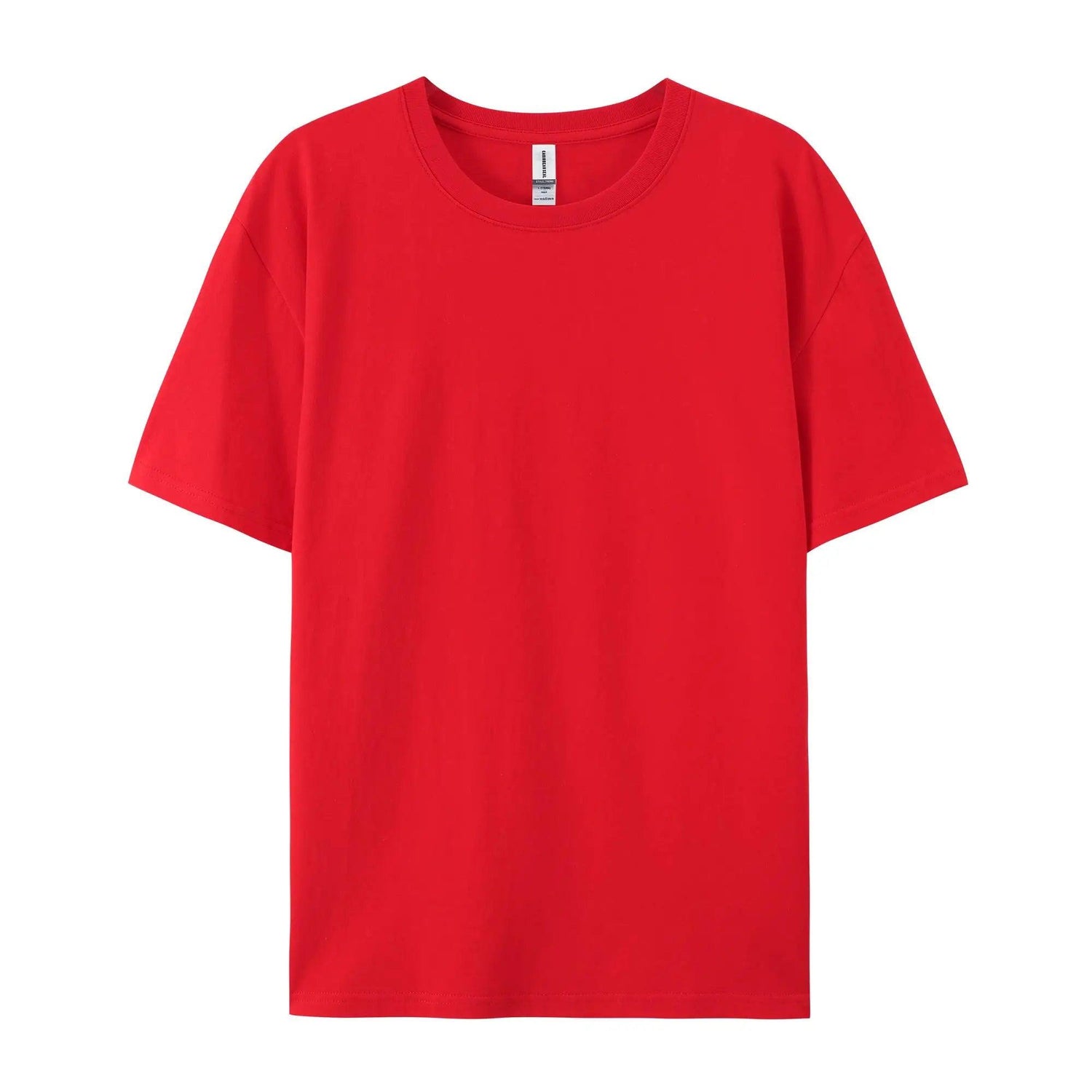 Unisex 100% Cotton T-Shirt – Loose Fit Short Sleeve Basic Tee unisex-tshirt AllTrendMart Red S
