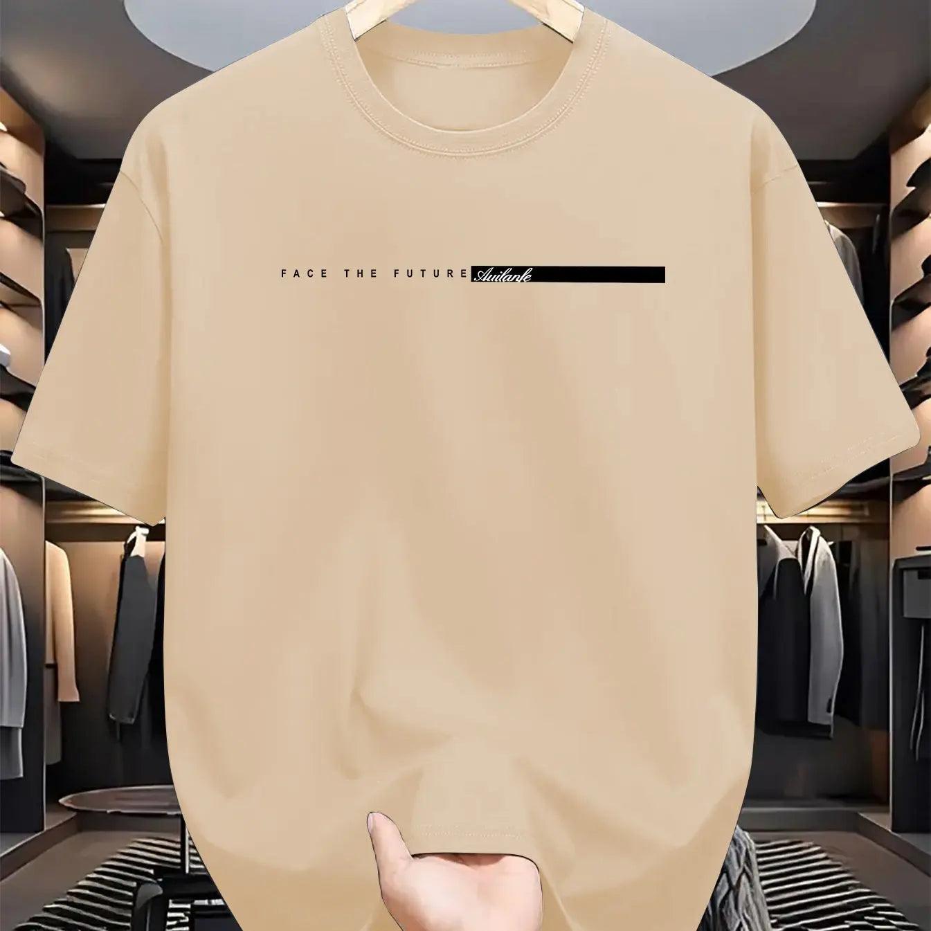Unisex 100% Cotton T-Shirt – Loose Fit Casual Short Sleeve Graphic Tee unisex-tshirt AllTrendMart Beige XS