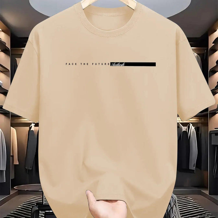 Unisex 100% Cotton T-Shirt – Loose Fit Casual Short Sleeve Graphic Tee unisex-tshirt AllTrendMart Beige XS