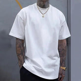 Men’s Cotton Basic T-Shirt – Casual Loose Fit Short Sleeve Tee men-tshirt AllTrendMart