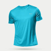 Men’s Quick Dry Sports T-Shirt – Lightweight Compression Gym & Running Shirt men-tshirt AllTrendMart Sky Blue L