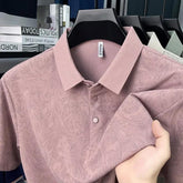Men’s Casual Polo T-Shirt – Short Sleeve Solid Color Top men-tshirt AllTrendMart