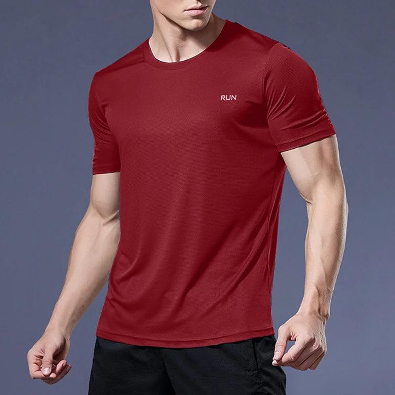 Men’s Quick Dry Sports T-Shirt – Lightweight Compression Gym & Running Shirt men-tshirt AllTrendMart