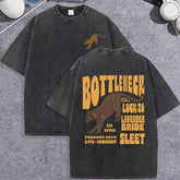 Unisex Vintage Washed T-Shirt – Cotton Loose Fit Casual Graphic Tee unisex-tshirt AllTrendMart Black XS