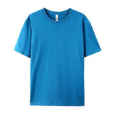 Unisex 100% Cotton T-Shirt – Loose Fit Short Sleeve Basic Tee unisex-tshirt AllTrendMart Light Blue S