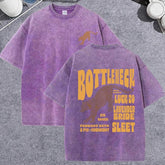 Unisex Vintage Washed T-Shirt – Cotton Loose Fit Casual Graphic Tee unisex-tshirt AllTrendMart Purple XS