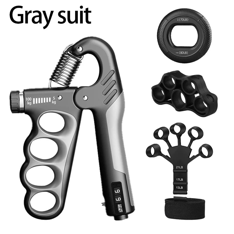 Adjustable Hand Grip Strengthener 5-150kg for Fitness & Muscle Recovery