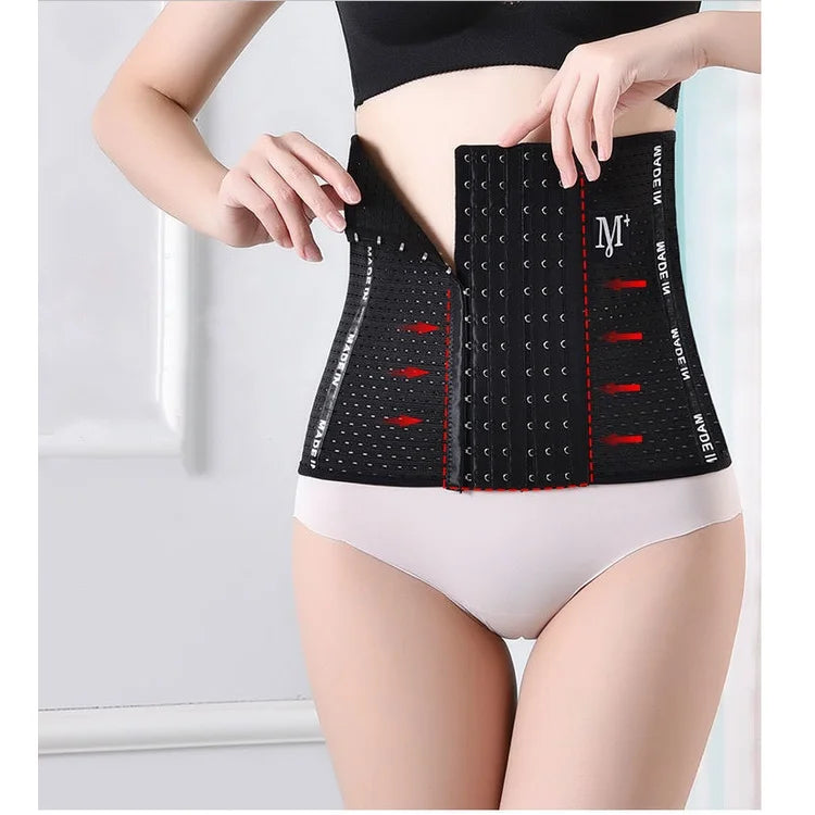 Women’s Waist Trainer Corset & Slimming Body Shaper Belt