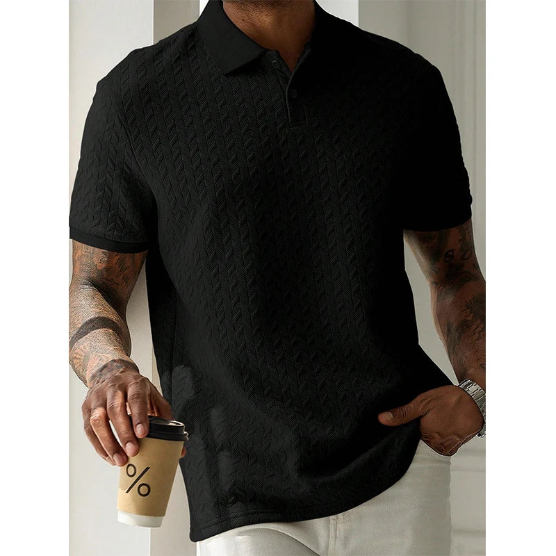 Men’s Breathable Polo T-Shirt – Casual Short Sleeve Summer Shirt men-tshirt AllTrendMart