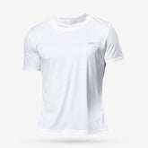 Men’s Quick Dry Sports T-Shirt – Lightweight Compression Gym & Running Shirt men-tshirt AllTrendMart White L