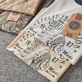 Men’s Washed Vintage Graphic T-Shirt – Retro Cotton Casual Tee men-tshirt AllTrendMart