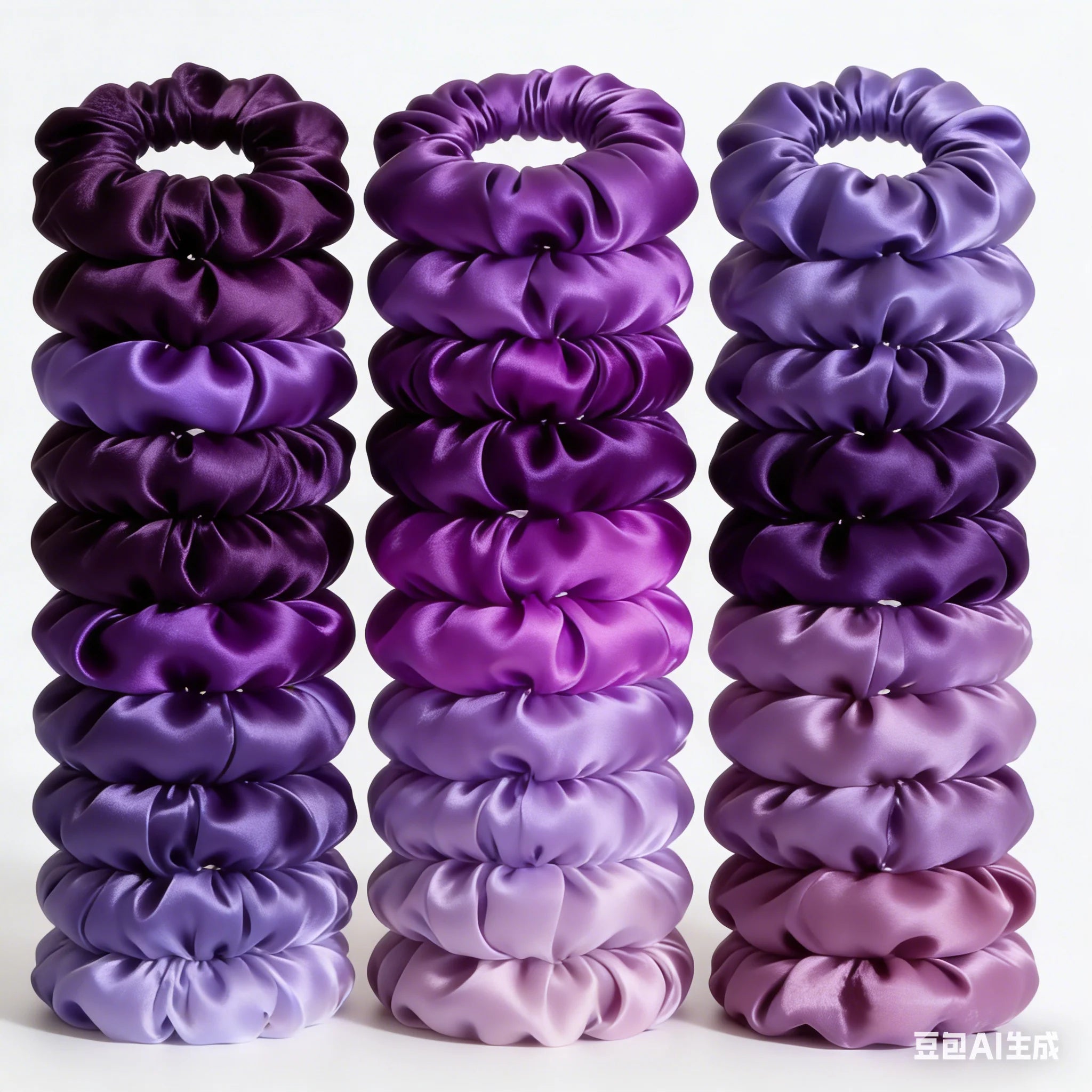 6Pcs Elegant Hair Scrunchies