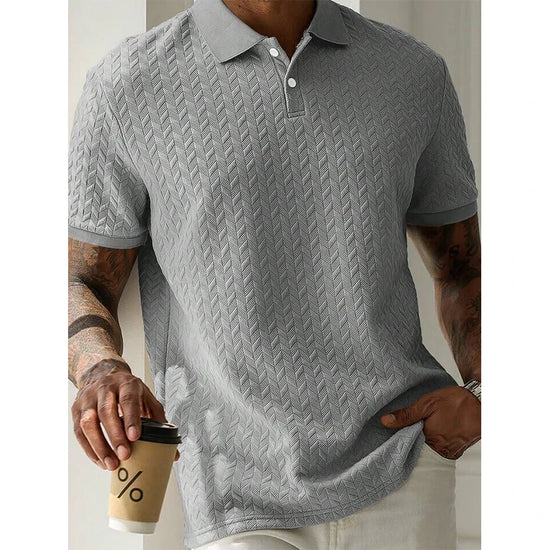 Men’s Breathable Polo T-Shirt – Casual Short Sleeve Summer Shirt men-tshirt AllTrendMart